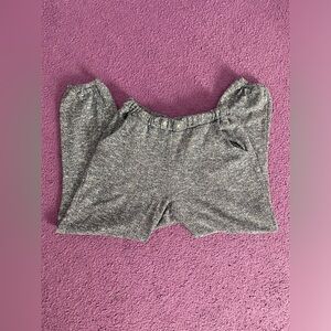 🍁Forever 21 gray sweatpants with elastic on the bottom size S